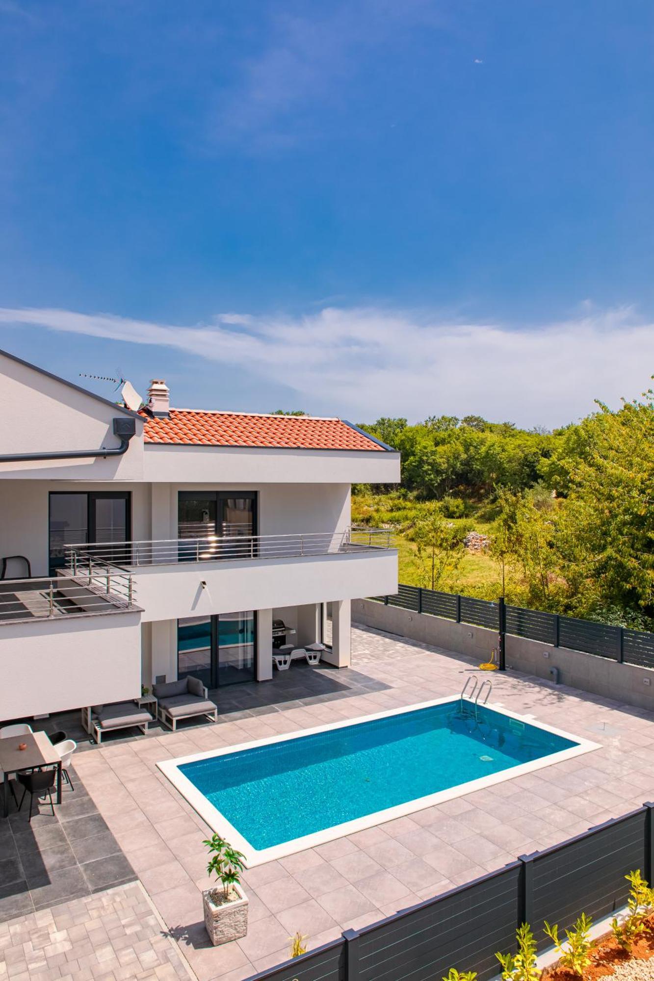 Villa Graefin Malinska Exteriör bild